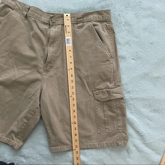 NT09 Supply Co Shorts Nt9 Mens Tan Cargo Shorts Size 38 Cotton
